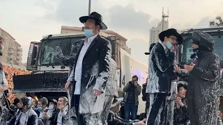 Israeli Police use Water Cannon as Hundreds of Ultra-Orthodox Protesters Block Roads in Jerusalem
