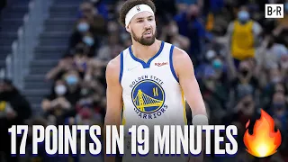 Every Point From Klay Thompson's 17-Point Game In First Game Back After Injury