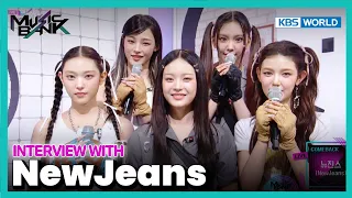 [IND/ENG] Interview bersama NewJeans #뉴진스  | Music Bank | KBS WORLD TV 230721