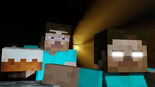 How Herobrine Met Steve - (Minecraft Animation)