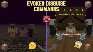 Command Block Tutorial #96: Evoker Disguise Commands in Minecraft (1.16+)