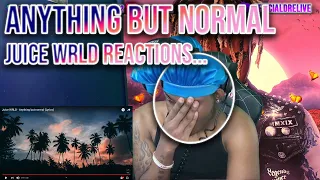 JUICE WRLD - ANYTHING BUT NORMAL (LYRICS) | AN OFFICIALDRE REACTION | ROAD TO 700 |