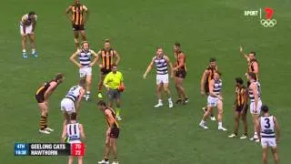 Round 1 AFL - Geelong v Hawthorn Highlights