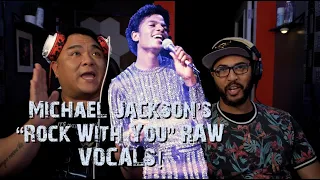 Music Producers REACT to RAW Michael Jackson Vocals! (Rock With You)