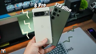 Pixel 8 Pro VS Samsung Galaxy S23 Ultra: Battle of the Flagships!