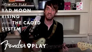 "Bad Moon Rising" on Guitar Using The CAGED System | Major Guitar Scales | Fender Play