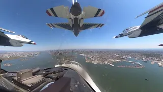 Air Force Thunderbirds Flyover • Operation America Strong NY NJ PA