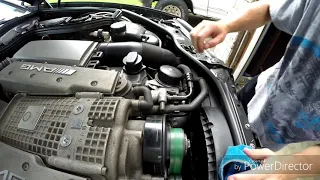 W211 E55 AMG oil change DIY