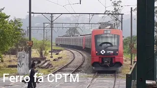 movimentação de trens em Rio grande da Serra da CPTM (PARTE 2)