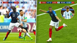 The Day Kante and Mbappe Destroyed Messi and Argentina #football