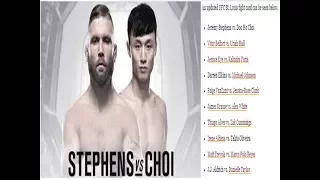 STACKED! Jeremy Stephens vs 'The Korean Superboy' Doo Ho Choi Added to UFC St  Louis