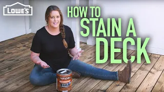 How to Stain a Deck (w/ Monica from The Weekender)