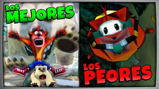 El MEJOR y PEOR Nivel de CADA JUEGO de Crash Bandicoot