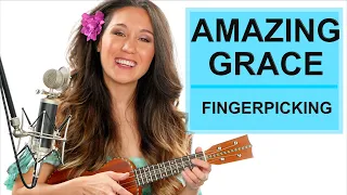 Amazing Grace Fingerpicking Ukulele Tutorial with Play Along