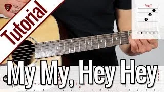 Neil Young - My My, Hey Hey (Out Of The Blue) | Gitarren Tutorial Deutsch