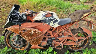 KTM RC 200 restoration | Restored KTM rc200 | Old Bike Restoration And Repair