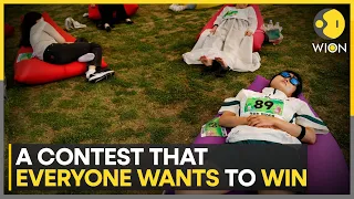 South Koreans participate in 'power nap' contest | Latest News | WION