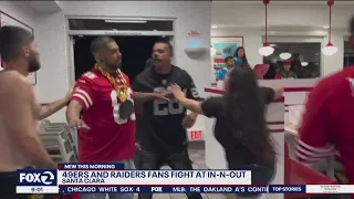 49ers and Raiders fans fight at Santa Clara In-n-Out