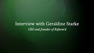 Just Transition: An interview with Geraldine Starke from Refarm'd