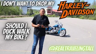 I Never Dropped My Harley-Davidson Motorcycle By Doing U-Turns This Way! Try This It Works For Me!