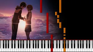 Kimi no na wa OST - Kataware Doki - Piano Tutorial & Sheets