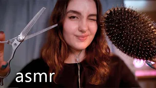 asmr PELUQUERIA REALISTA (corte de pelo, tratamiento, masaje,) asmr en español para dormir