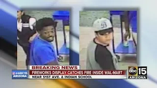 Two sought in Walmart fire