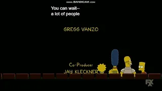 The Simpsons Movie 2007 End Credits FXX 2021