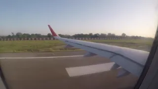 Air India Airbus A320 VT-EXA departure from Udaipur