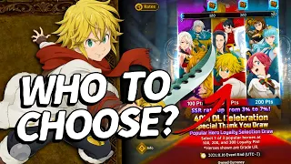 Who Should you Pick for The Free Banner Units? (40M Free Festival Draw) | 7DS Grand Cross