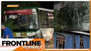 11 pasahero, sugatan sa banggaan ng 2 bus sa EDSA | Frontline Pilipinas