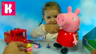 Катя и обзор большой куклы и игрушек