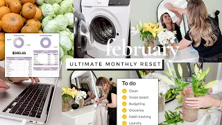 The ULTIMATE Monthly Reset Routine that made my life EASIER! + moving update! (Cleaning, budgeting)