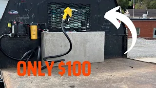 DIY Diesel Transfer Tank Build under $100