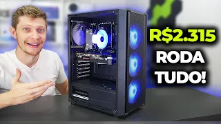 PC GAMER DE R$2300 PARA RODAR TUDO NO ULTRA! É POSSÍVEL… (MONTAGEM E TESTES 2024)