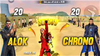 DJ ALOK vs CHRONO Factory Skill Test Challenge Which Character Is Best? - Garena Free Fire Tamil