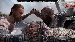 God of War (2018) NG+ Any% Speedrun [4:08:28 New W/R]