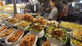 Street Food in Bangkok, Thailand. Best Stalls of 'Camping Ground' Street Food Area