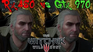 The Witcher 3 | RX 480 vs 970 | FRAME-RATE WAR | MAXED OUT (1080p)