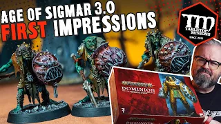 DOMINION! Age of Sigmar 3rd Edition Box First Impressions