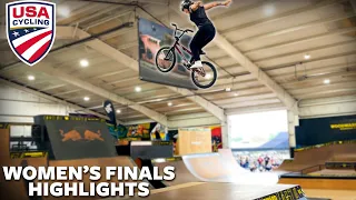 WOMEN'S FINALS! USA Cycling BMX Freestyle Nationals Highlights