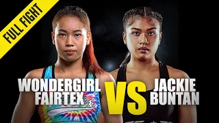 Wondergirl Fairtex vs. Jackie Buntan | ONE Championship Full Fight