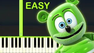 THE GUMMY BEAR SONG - EASY Piano Tutorial