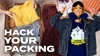 How to Pack in Small Suitcase & Must Bring Outfits for Any Trip | Healthy Hacks with Katie Austin