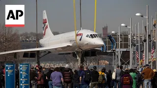 Restored Concorde jet returns to New York’s Intrepid Museum