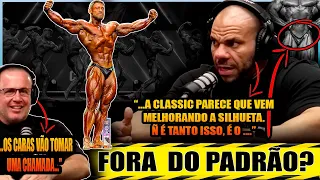 JORLAN VIEIRA QUESTIONA O TAMANHO DA SUNGA DOS ATLETAS DA CLASSIC PHYSIQUE.