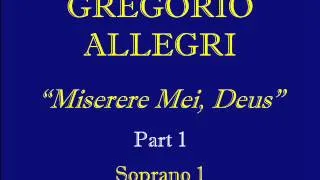 Soprano1 Allegri Miserere Part 1