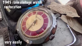 vintage watch restoration||restoration of a rare vintage watch||watch repair