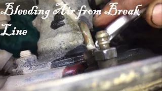 Bleeding Air From a Brake Line #Maruti800 #Maruti Suzuki #BreakLine #BINOD #Binod #BreakNotWorking