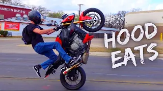 This BMW S1000R Is INSANE! (#HoodEats Eps. 46)